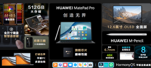 华为MatePad Pro 12.6英寸120Hz屏幕版工程机现身闲鱼